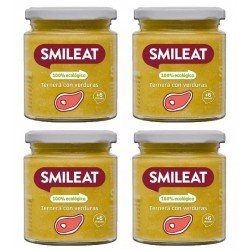 Comprar Smileat Tarrito de Ternera con Verduras ECO +6m 4x230 gr
