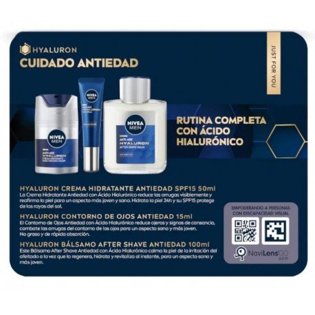 Nivea Pack Men Hyaluron Antiedad