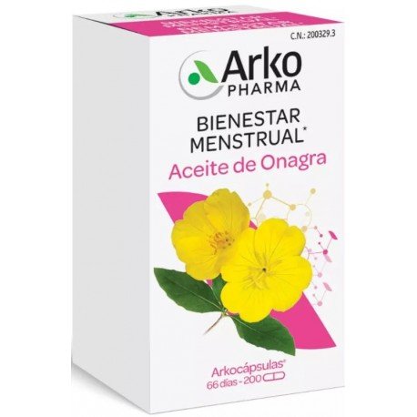 Arkopharma Arkocápsulas Aceite de Onagra 200 Cápsulas
