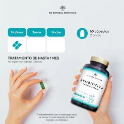 N2 Natural Nutrition Probióticos y Prebióticos 60 Cápsulas