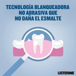 Listerine Enjuague Bucal Blanqueador sin Alcohol 2x1 Litro