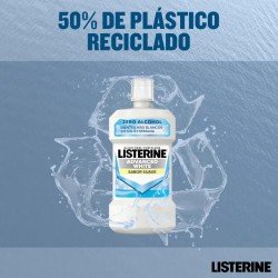 Listerine Enjuague Bucal Blanqueador sin Alcohol 2x1 Litro