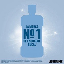 Listerine Enjuague Bucal Blanqueador sin Alcohol 2x1 Litro