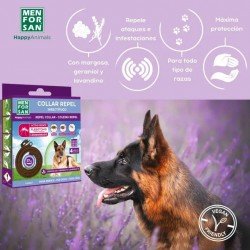 Menforsan Collar Anti-Insectos Perros Medianos y Grandes