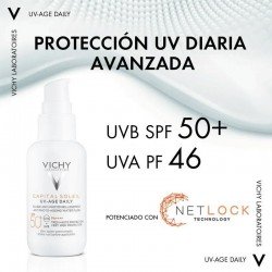 Vichy Capital Soleil UV-AGE Water Fluid SPF50+ Previene Arrugas/Manchas 40 ml