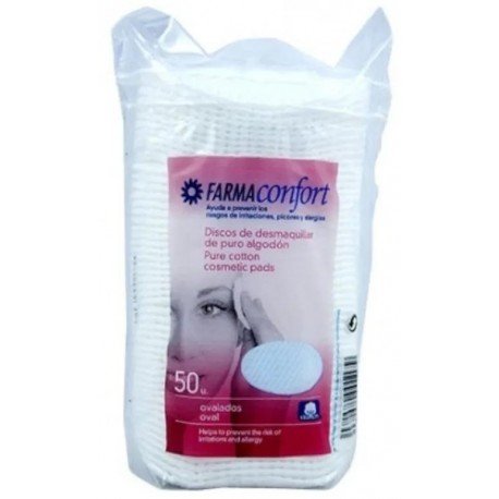 Farmaconfort Discos Desmaquillantes Ovalados 50 uds