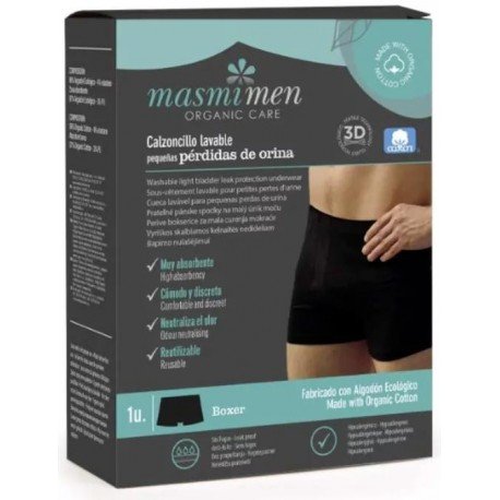 Masmi Boxer Pérdidas Ligeras Talla S Lavable