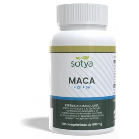 Sotya Maca + Zn + Se 100 Comprimidos de 600 mg