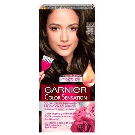 Garnier Color Sensation Tinte Tono 3.0 Castaño Oscuro