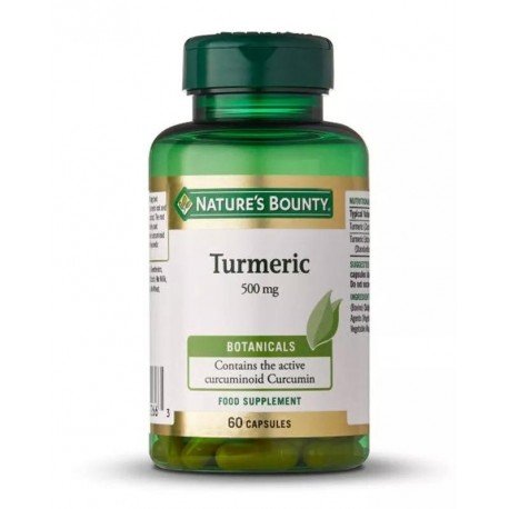 Nature's Bounty Cúrcuma 500 mg 60 Cápsulas
