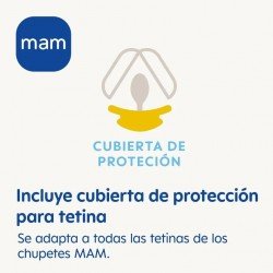 MAM Clip it! Broche Chupetero para Todo Tipo de Chupetes Azul