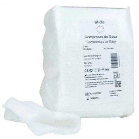 Atida Gasas sin Tejer 10x10 cm 100 uds