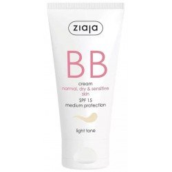 Comprar Ziaja BB Cream Piel Normal, Seca y Sensible SPF15 Tono Claro 50ml