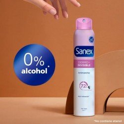 Sanex Dermo+ Invisible Desodorante Antitranspirante 72H Spray 2x200 ml