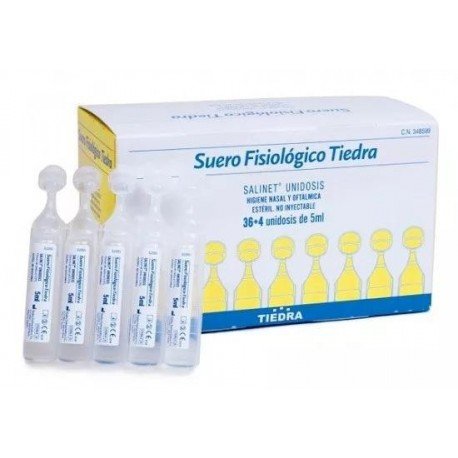 Tiedra Salinet Suero Fisiológico 40 uds x 5 ml
