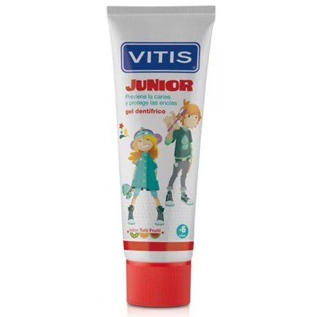 Vitis Gel Dentífrico Junior Sabor Tutti Frutti 75 ml