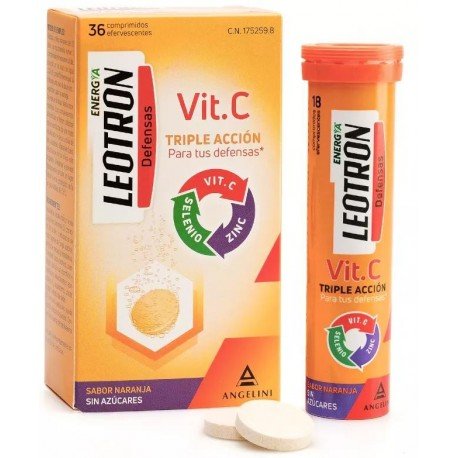 Leotron Vit C Efervescentes 36 Comprimidos