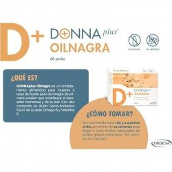 DonnaPlus+ Oilnagra Aceite de Onagra 60 Perlas