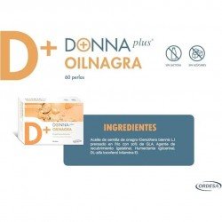DonnaPlus+ Oilnagra Aceite de Onagra 60 Perlas