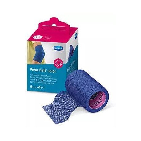 Hartmann Peha-haft Venda Autoadhesiva Azul 6 cm x 4 m