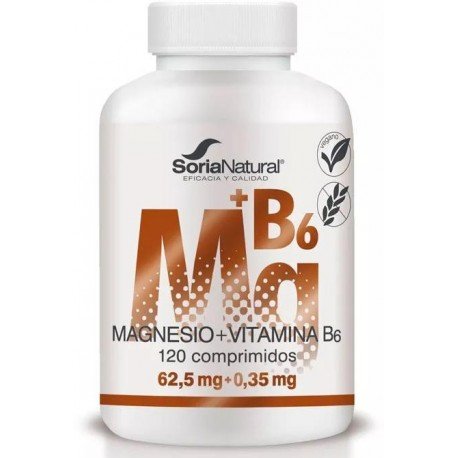 Soria Natural Magnesio + Vitamina B6 Liberación Sostenida 120 Comprimidos