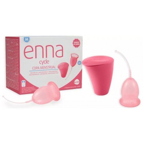 Enna Cycle Copa Menstrual Talla M 2 uds + Esterilizador