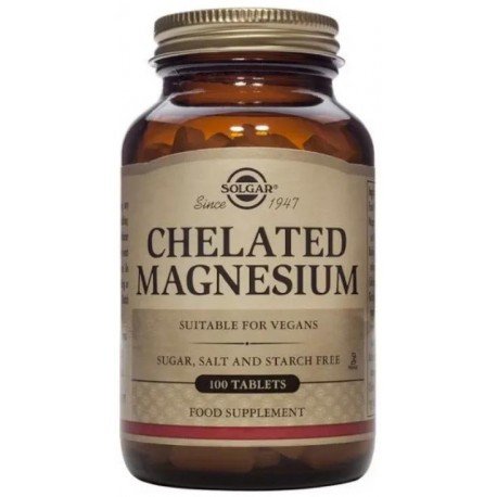 Solgar Magnesio Quelado 100 Comprimidos