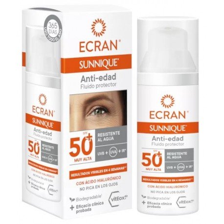 Ecran Sunnique Fluido Antiarrugas SPF50+ 50 ml