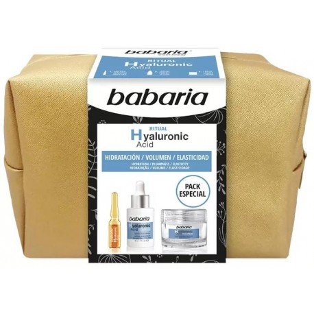 Babaria Ácido Hialurónico Sérum 30 ml + Crema 50 ml + Ampolla 1 ud