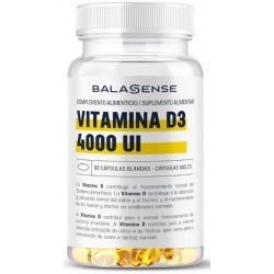 Comprar Balasense Vitamina D3 4000 UI 90 Cápsulas Blandas