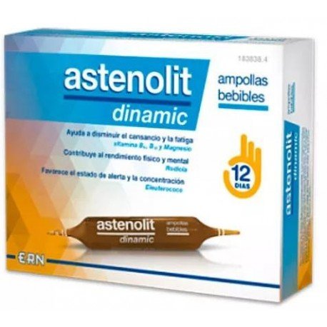 Astenolit Dinamic 12 Ampollas Bebibles x 10 ml