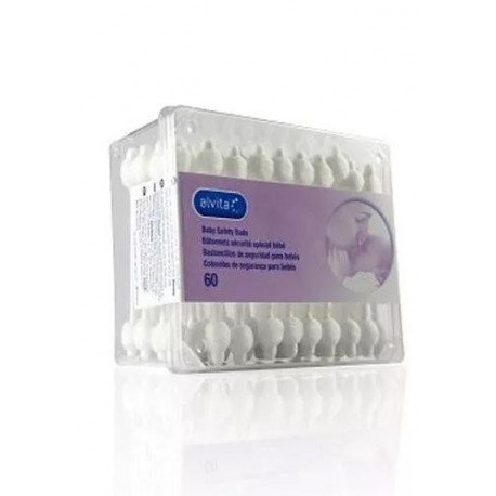 Alvita Bastoncillos de Seguridad 60 unidades