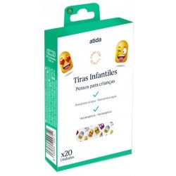 Comprar Atida Tiras Infantiles Emoticonos 20 uds