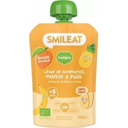 Comprar Smileat Pouch Leche de Almendra, Mango y Piña ECO +9m 100 gr