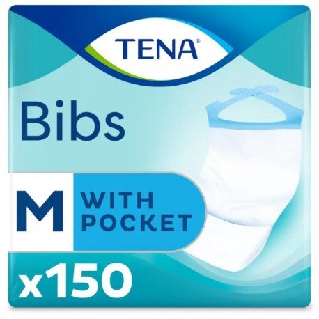 TENA Bibs Babero Adulto Desechable Talla M 150 uds