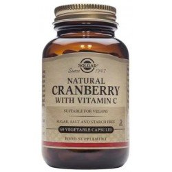 Comprar Solgar Arándono Rojo con Vitamina C 60 Cápsulas