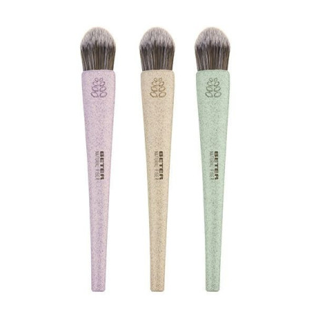 Natural Fiber Brocha Para Maquillaje Fluido