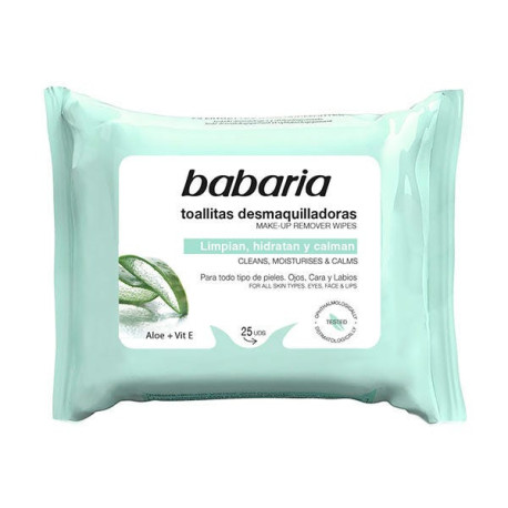 Toallitas Desmaquilladoras Aloe Vera