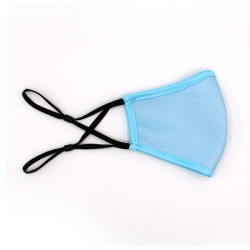 Mascarilla Reutilizable Azul Claro