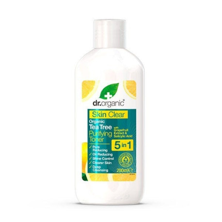 Skin Clear Organic Tea Tree Purifying Toner 5In1