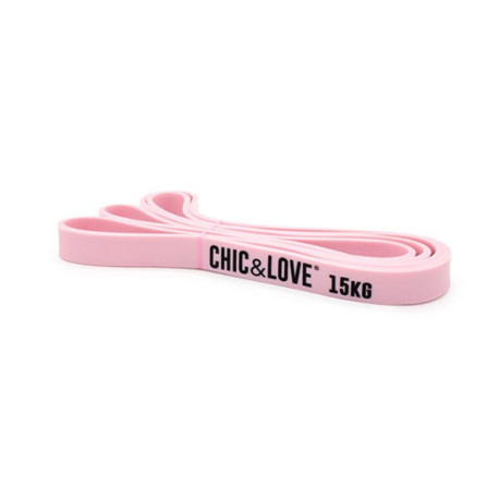 Banda Pilates Elástica 15kg Rosa