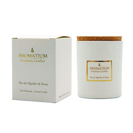 Premium Candles Flor De Algodón & Rosas