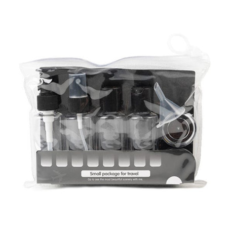 Set Transparente Negro