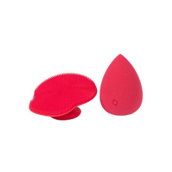 Comprar Set Cepillo Limp + Esponja Maquillaje Granate