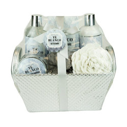 Comprar Cesta Cuero Té Blanco