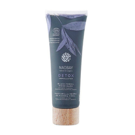 Mascarilla Negra De Madera Fósil