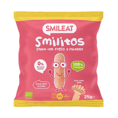 Smilitos Ecológicos De Fresa Y Plátano